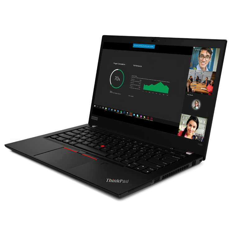 Refurbished Lenovo ThinkPad T490 Core i7 8th gen 16GB RAM 256GB SSD 14 Inch Windows 11 Pro Laptop