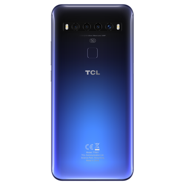 TCL 10 5G Chrome Blue 6.53" 128GB 5G Unlocked & SIM Free Smartphone - Locked to 3 Network