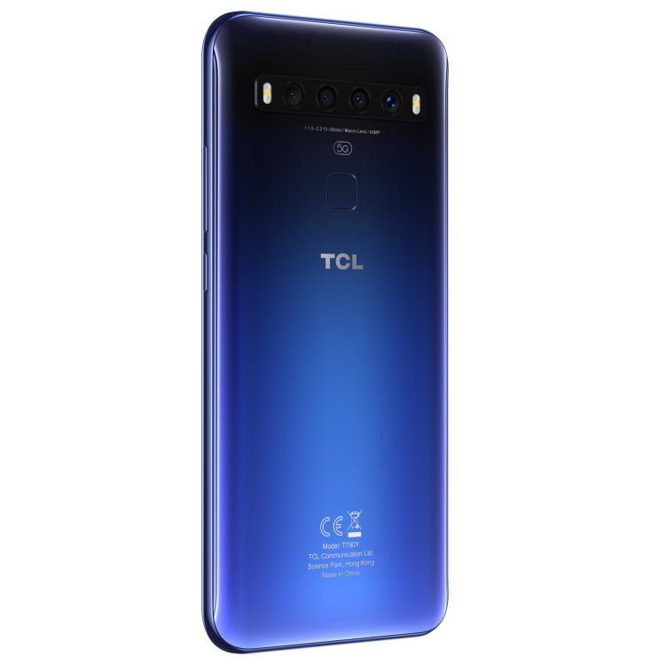TCL 10 5G Chrome Blue 6.53" 128GB 5G Unlocked & SIM Free Smartphone - Locked to 3 Network
