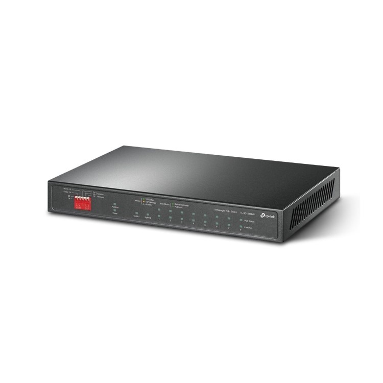 10Port Gigabit Switch with 8-Port PoE+