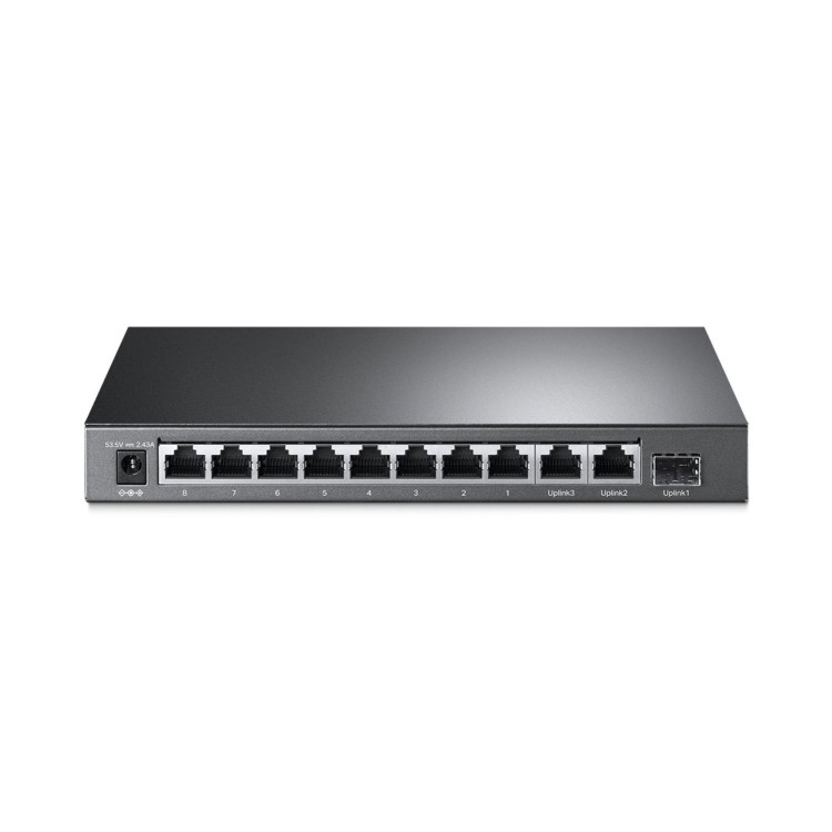 10Port Gigabit Switch with 8-Port PoE+
