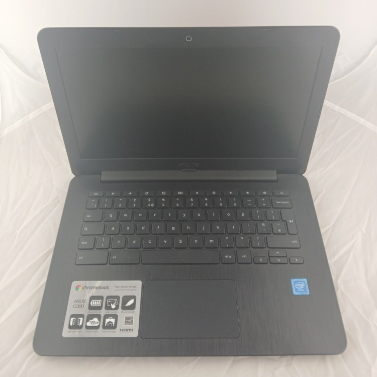 Refurbished ASUS C300 Intel Celeron N2840 2GB RAM 32GB SSD 13.3 Inch Chromebook