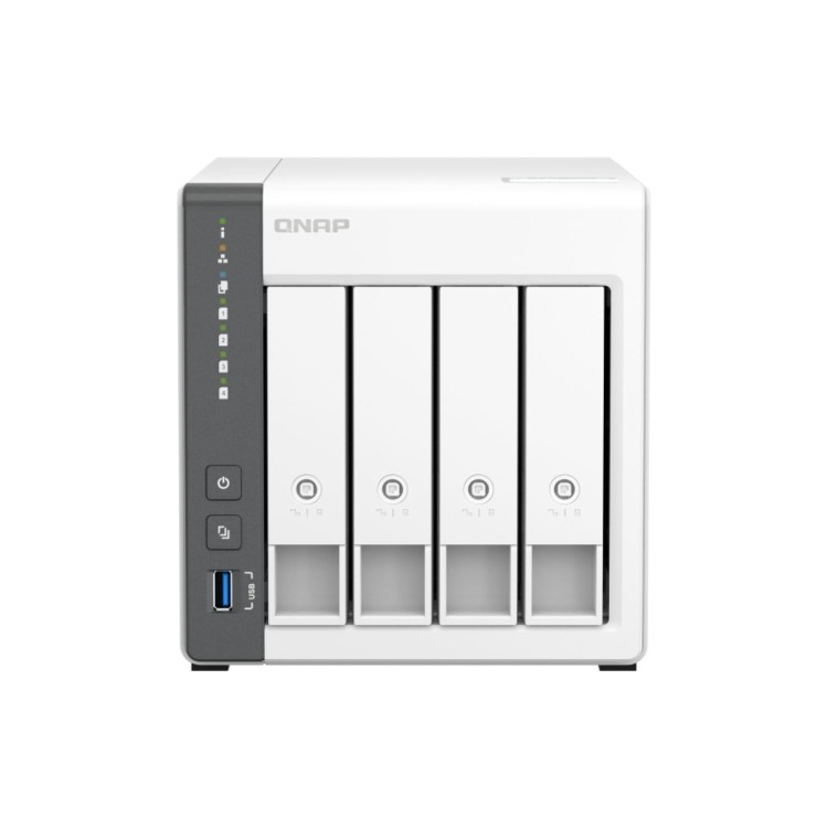 QNAP TS-433 4GB RAM with 16TB Installed Storage 4 Bay SATA Desktop NAS