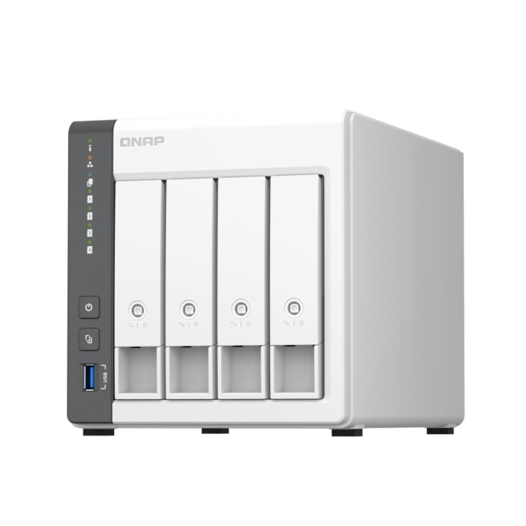 QNAP TS-433 4GB RAM with 16TB Installed Storage 4 Bay SATA Desktop NAS