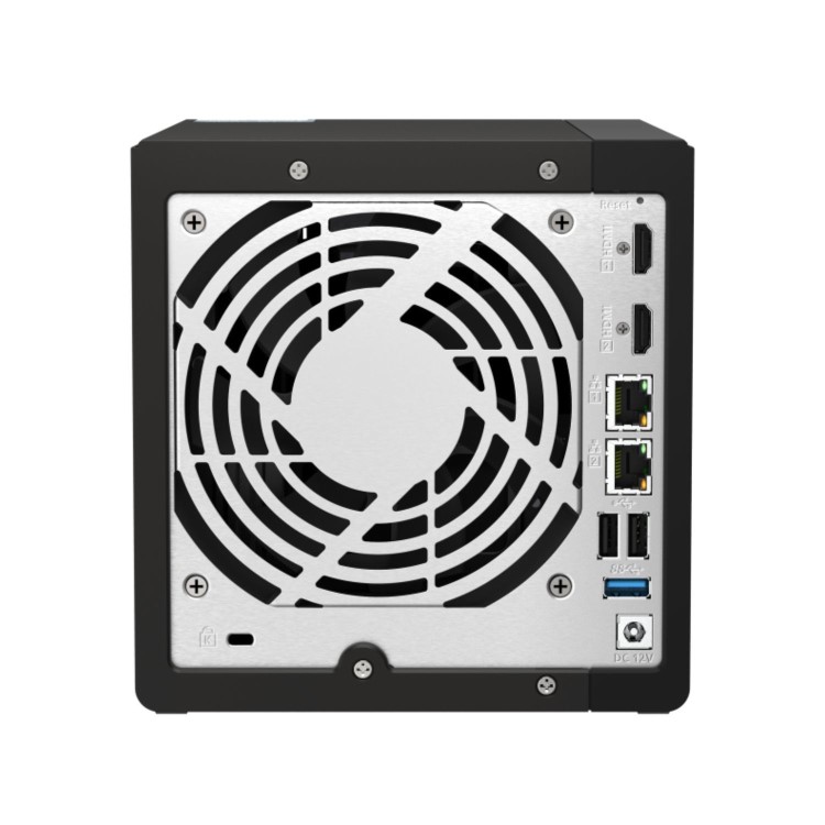 QNAP TS-453E 8GB RAM with 32TB Installed Storage 4 Bay SATA Desktop NAS Storage