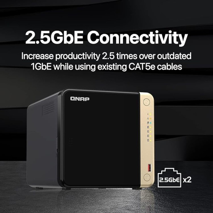 QNAP TS-464-8G 4 Bay Desktop NAS