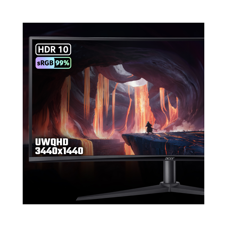 Acer Nitro XZ340CURJ0 34" VA WQHD 120Hz 1ms Curved Gaming Monitor