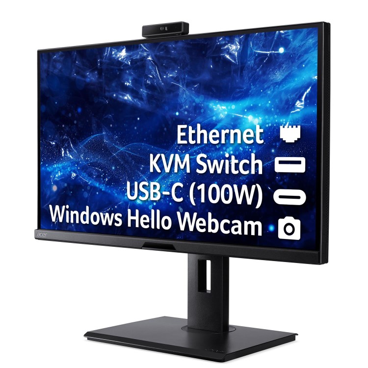 Acer Vero B278UE 27" IPS WQHD 100Hz Webcam Monitor