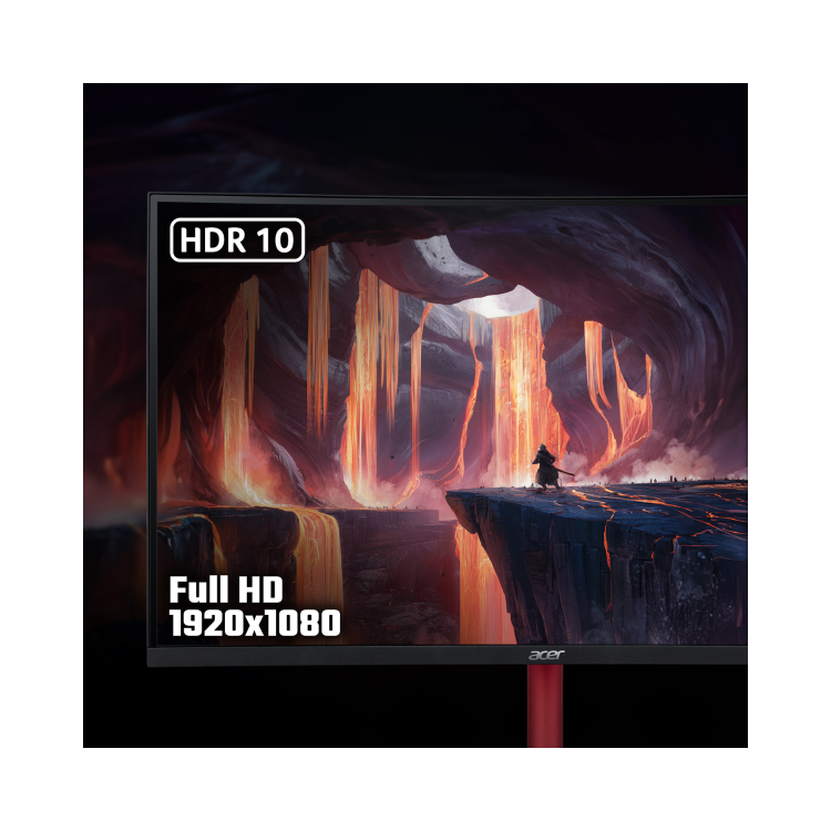 Acer Nitro XZ272S3 27" VA Full HD 180Hz 1ms Curved Gaming Monitor