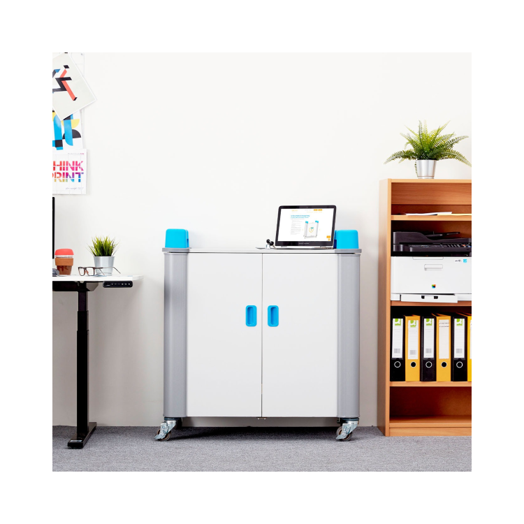 LapCabby UniCabby 32 Laptops or Chromebooks and Tablets up to 14" Horizontal Charging Trolley