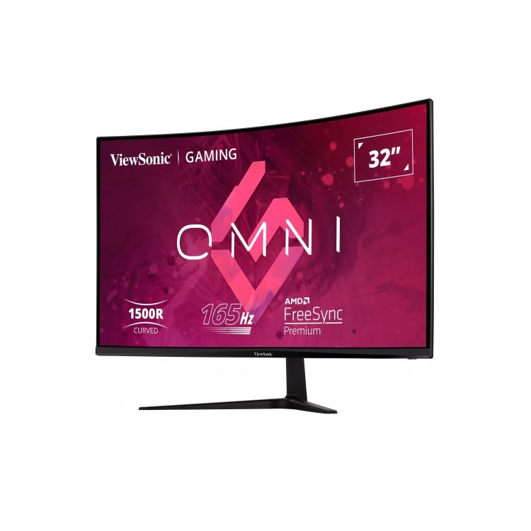 Refurbished ViewSonic VX3218-PC-MHD 32" VA FHD 165Hz 1ms FreeSync Curved Gaming Monitor