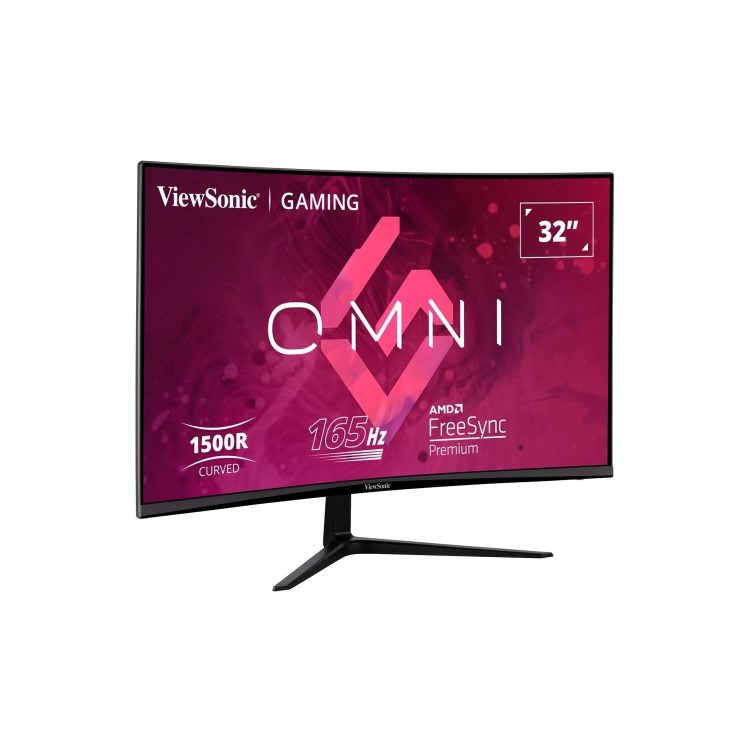 Refurbished ViewSonic VX3218-PC-MHD 32" VA FHD 165Hz 1ms FreeSync Curved Gaming Monitor