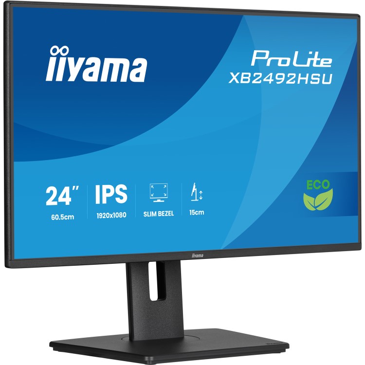 iiyama ProLite 24" IPS Full HD Height-Adjustable Monitor