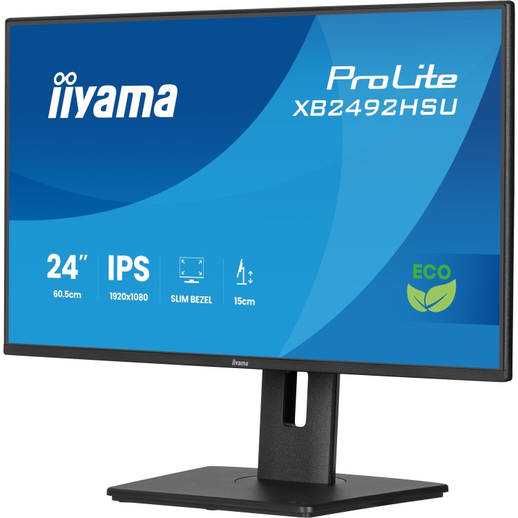 iiyama ProLite 24" IPS Full HD Height-Adjustable Monitor