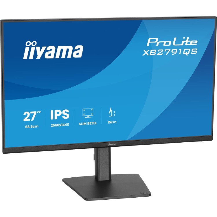 iiyama ProLite XB2791QS 27" IPS QHD Height-Adjustable Monitor