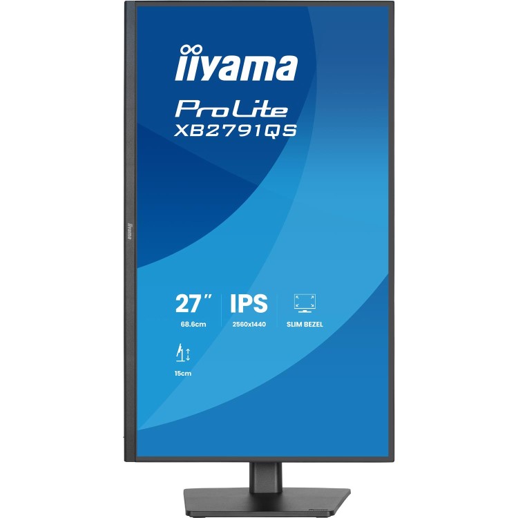 iiyama ProLite XB2791QS 27" IPS QHD Height-Adjustable Monitor