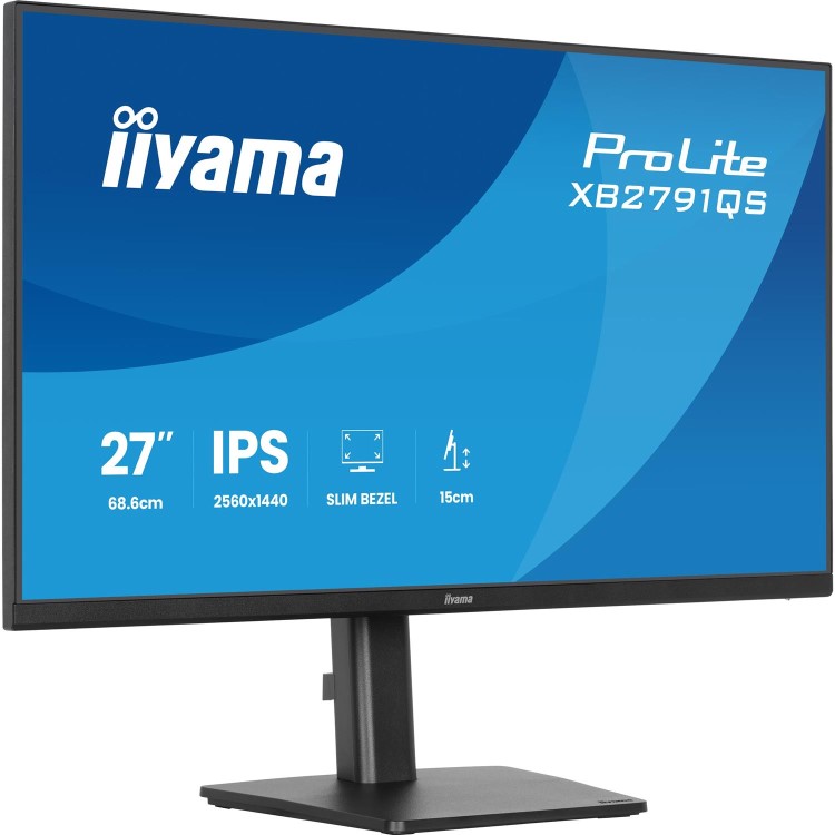 iiyama ProLite XB2791QS 27" IPS QHD Height-Adjustable Monitor