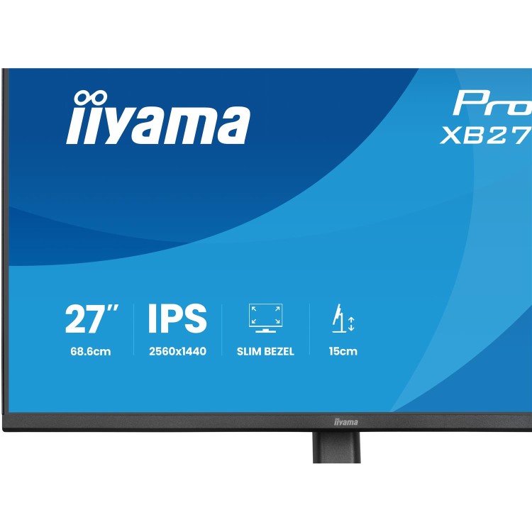 iiyama ProLite XB2791QS 27" IPS QHD Height-Adjustable Monitor