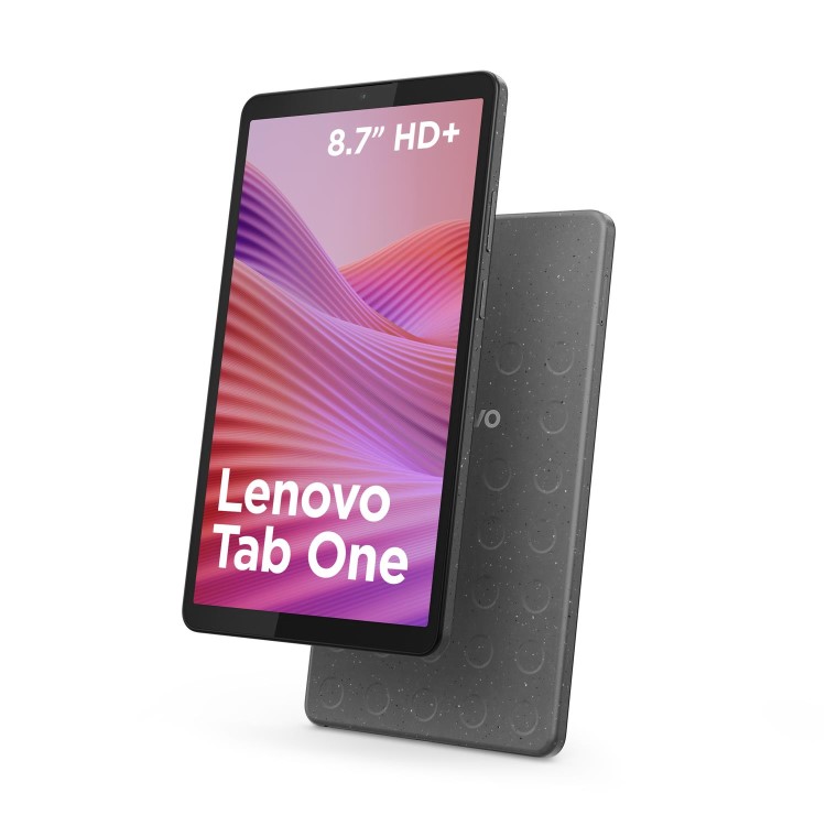 Lenovo Tab One 8.7" Luna Grey 64GB Wi-Fi Tablet + Clear Case