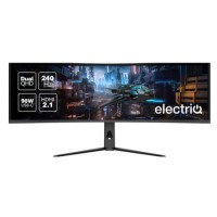 Refurbished electriQ 49'' VA Dual QHD 240Hz HDR400 UltraWide Curved USB-C Gaming Monitor