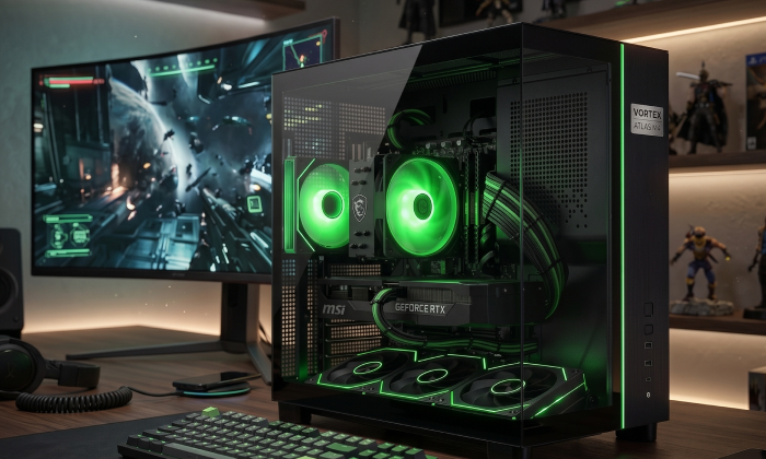 Vortex Atlas M4 Chassis: Panoramic Design and Cooling