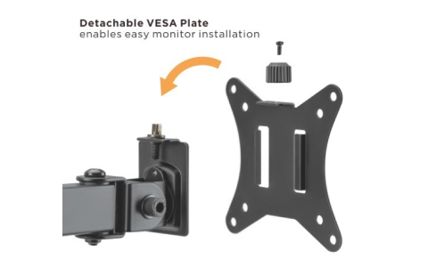 Detachable VESA Plate: Effortless Installation
