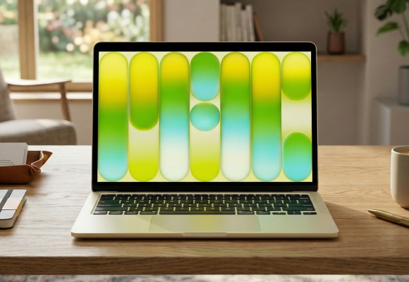 The new Apple MacBook Neo on a desk