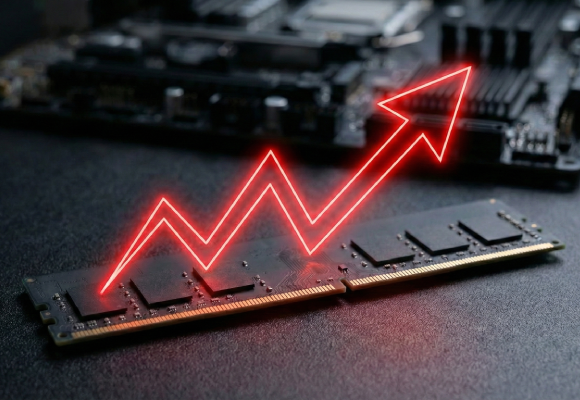 Chart showing memory and storage market trends